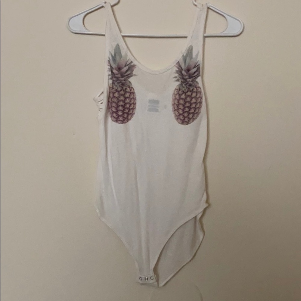 VS pineapple body suit